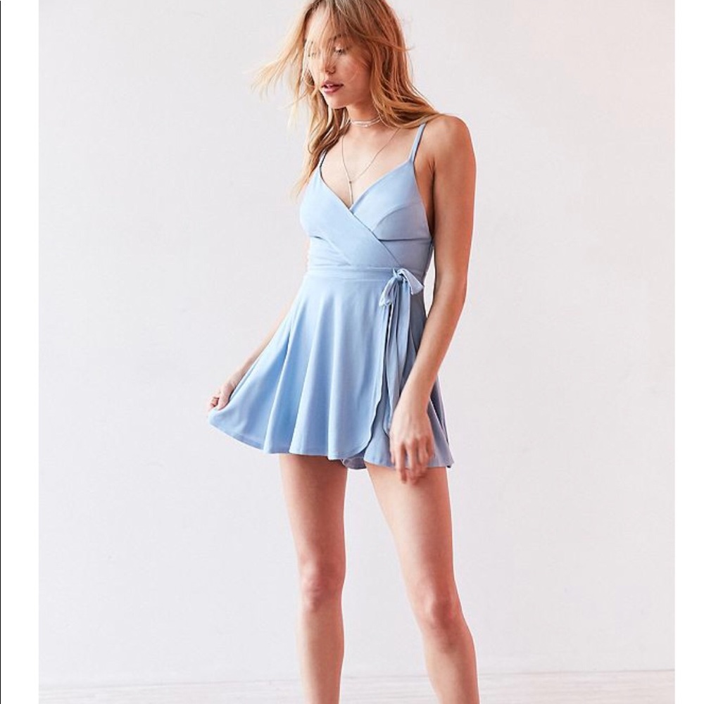 Kimchi Blue skorted stretch knit romper, XS